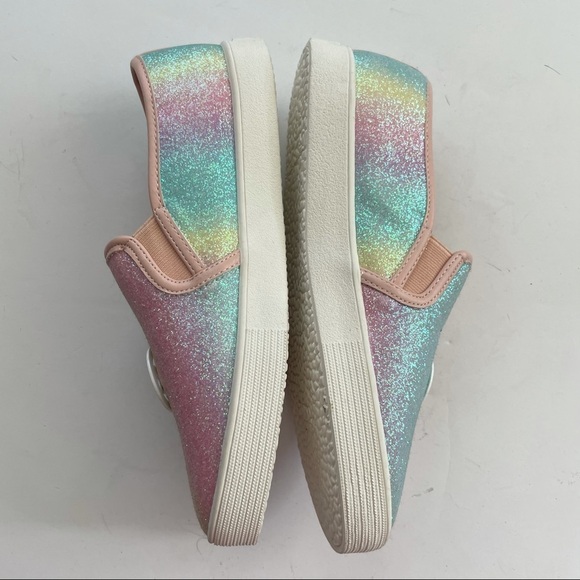 Michael Kors Ombré pastel glitter slip on sneakers 5 - Picture 2 of 14